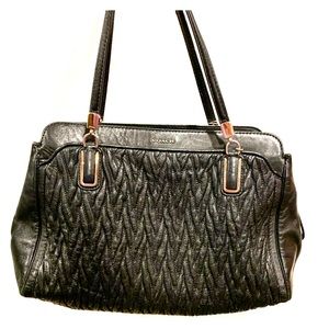 Coach Black Leather Handbag